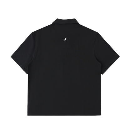 Stolo Clothing Co STARCHILD Quarter-Zip Cotton Polo Tee