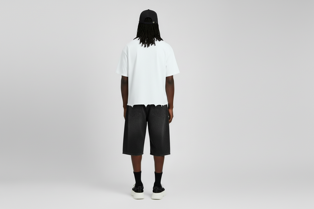 Stolo Clothing Co PREYING NUN Vintage Wash Boxy Distressed Hem Tee