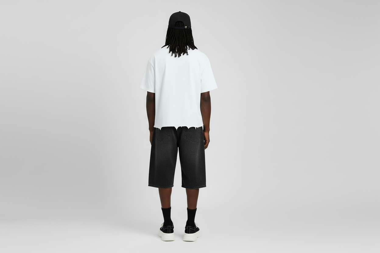 Stolo Clothing Co PREYING NUN Vintage Wash Boxy Distressed Hem Tee