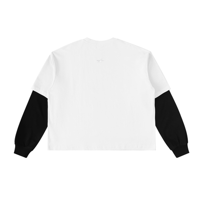 Stolo Clothing Co EVIL NUN Reversed Double Layered Cotton Tee [ BLACK & WHITE ]