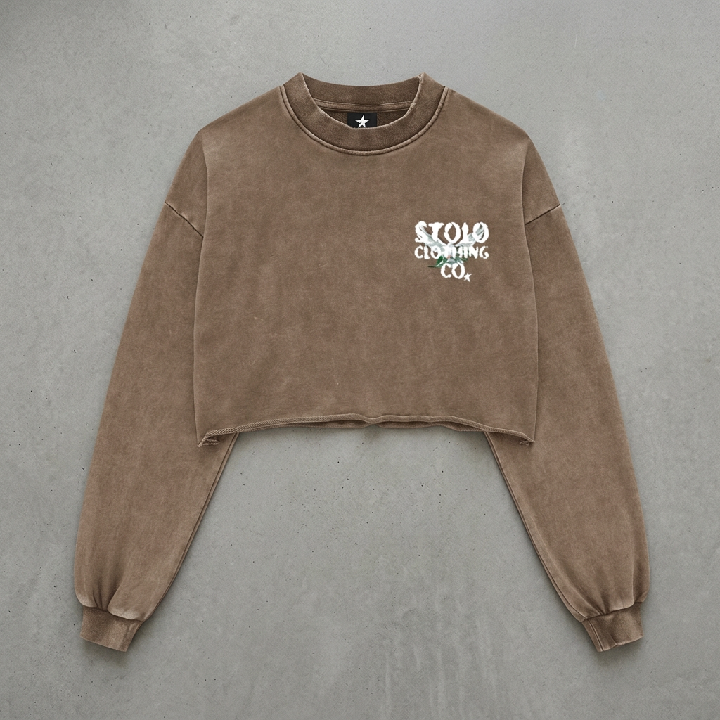 Americano Birdies cropped long-sleeve floor visual