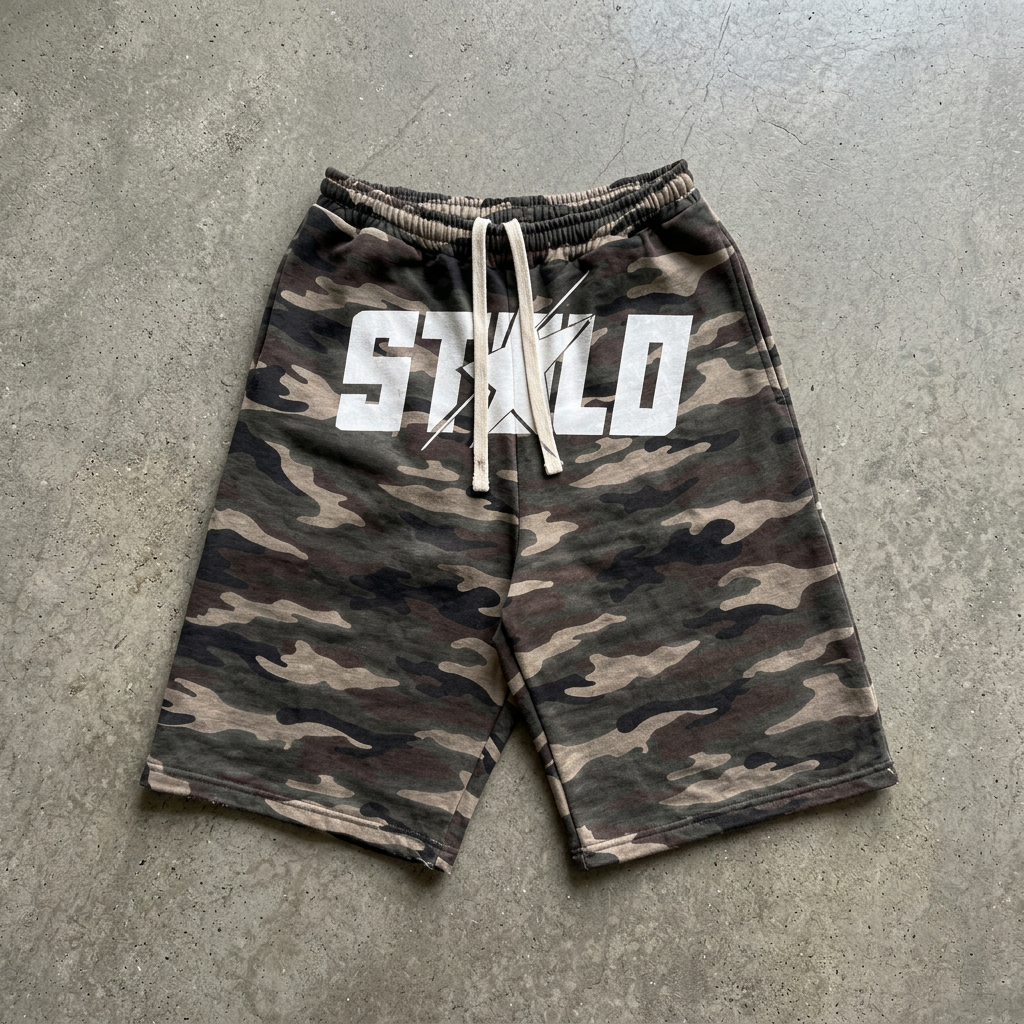 Army camo shorts