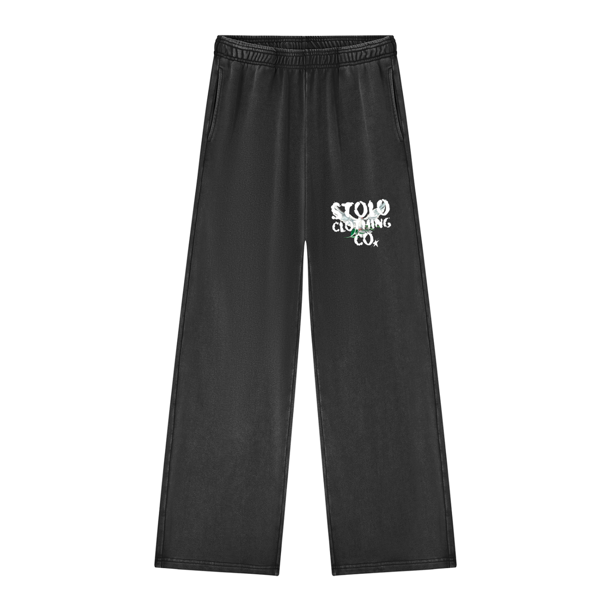 Stolo Clothing Co BIRDIES Minimal Mineral Wash Cropped Set