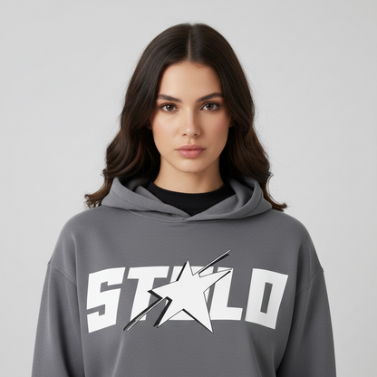 Stolo Clothing Co STARCHILD Cropped Vintage Washed Heavyweight Hoodie