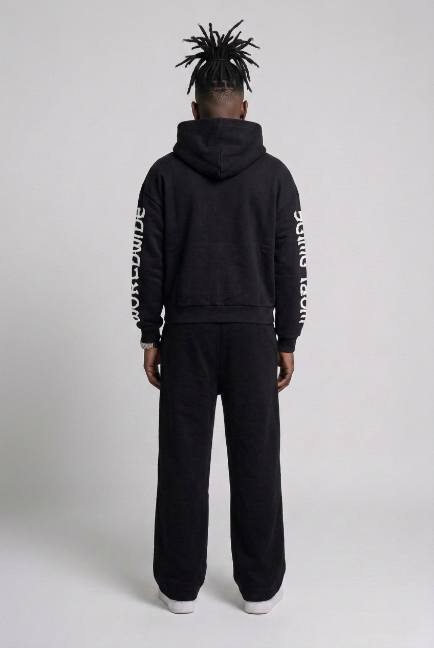 Back view corrected to include white sleeve lettering