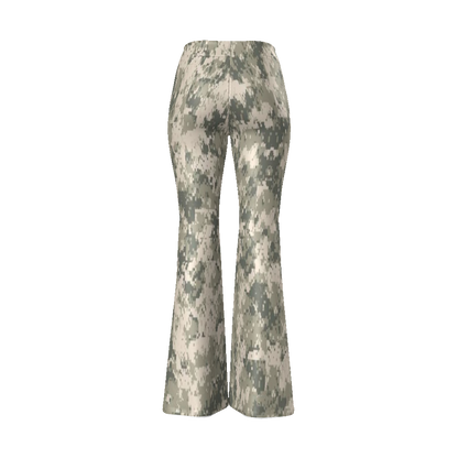 Stolo Clothing Co Military Camo Flare Leg Pants