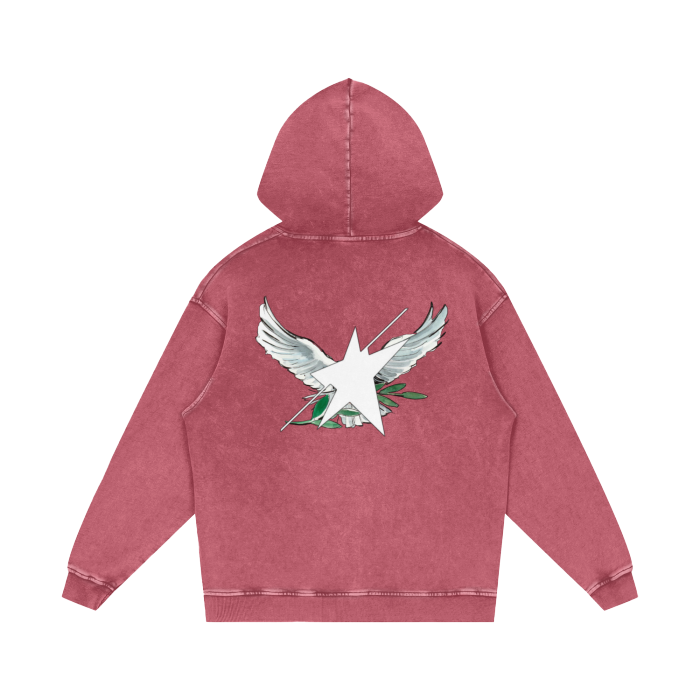 Limited Edition Stolo Clothing Co Birdies Acid Wash Oversize Hoodie