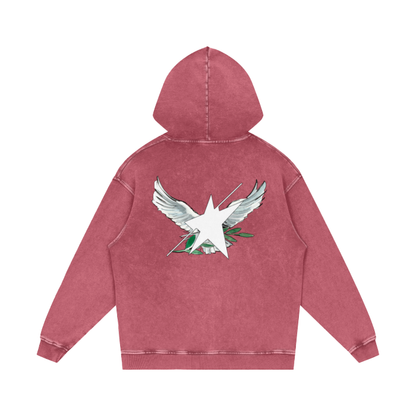 Limited Edition Stolo Clothing Co Birdies Acid Wash Oversize Hoodie