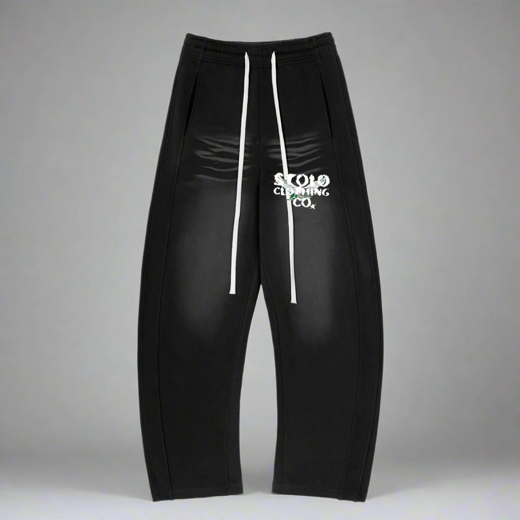 Stolo Clothing Co Birdies Sun Faded Curved Blade Sweatpants