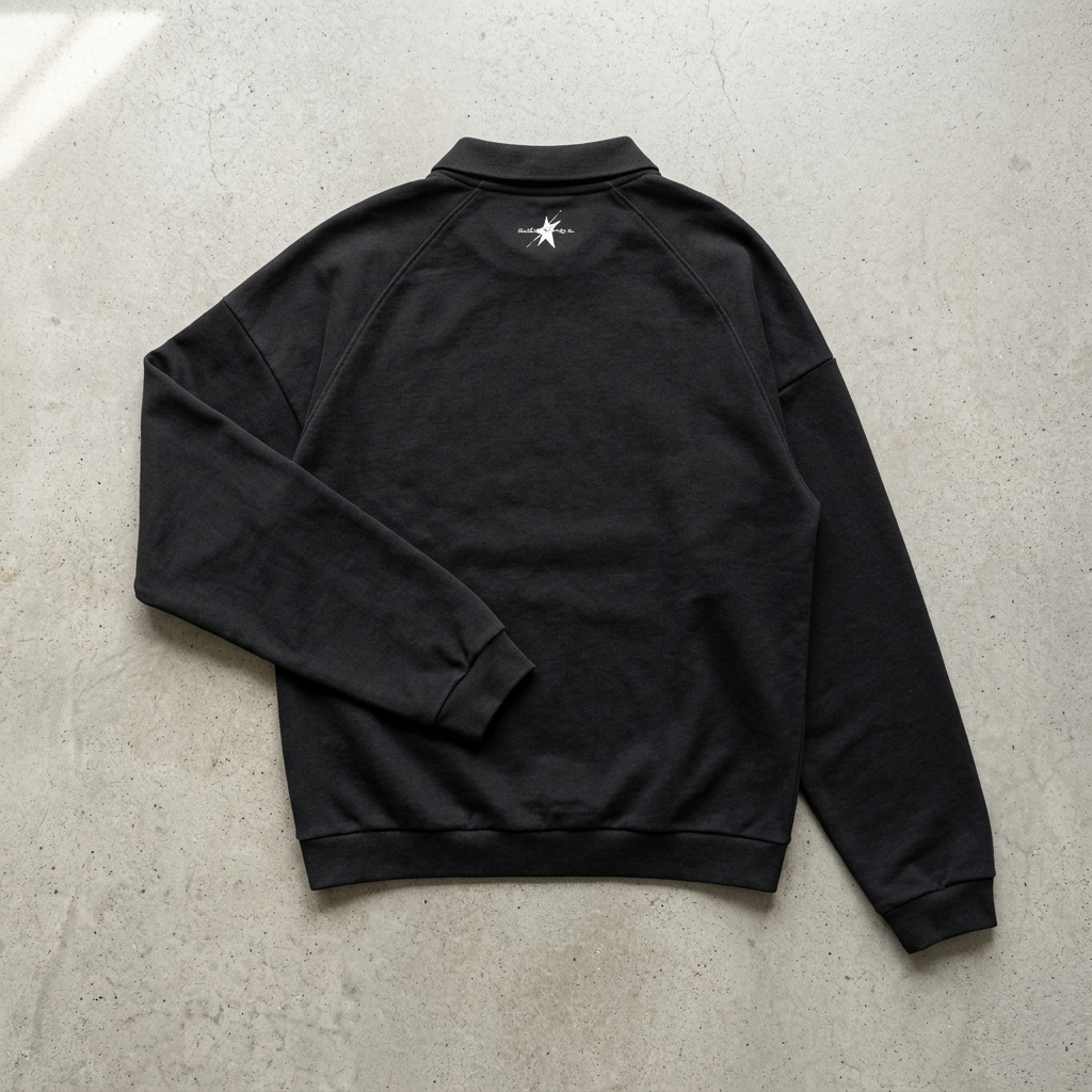 Black shirt back floor visual