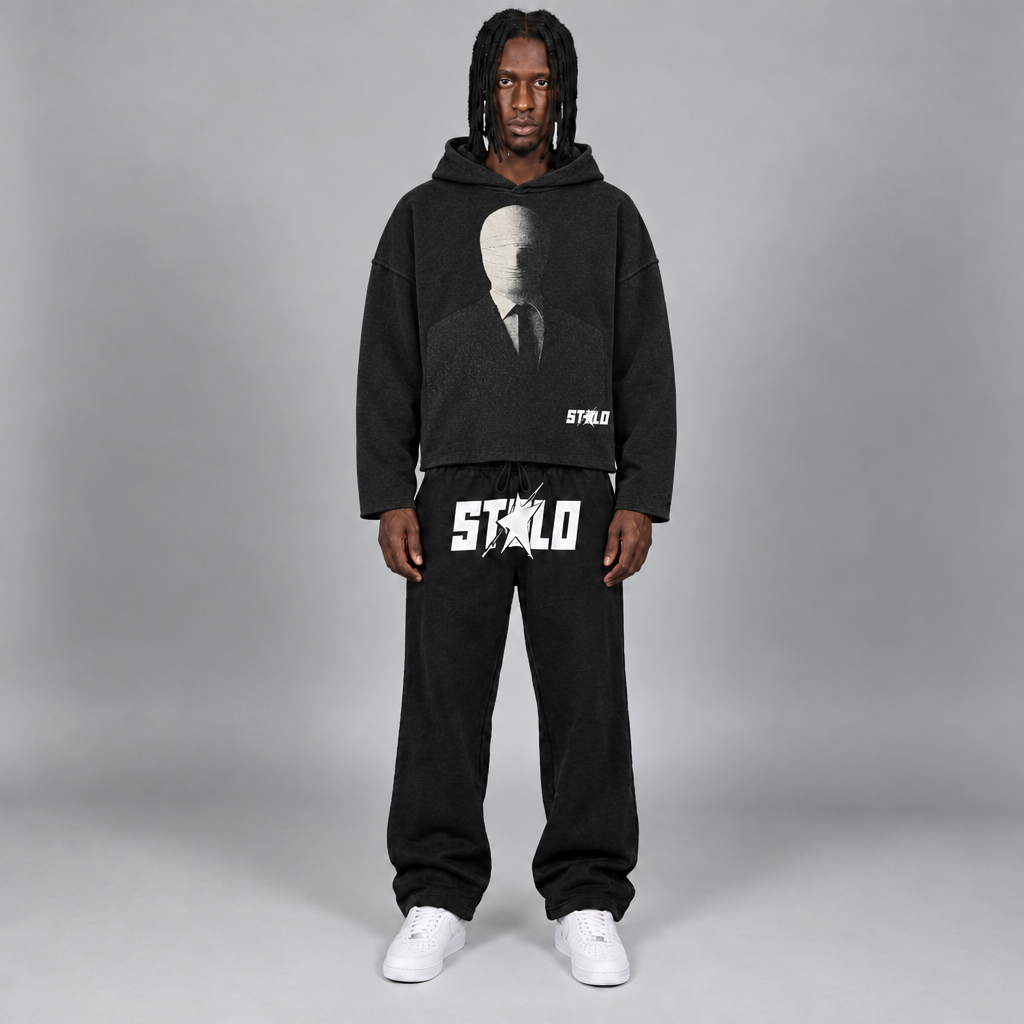 Boxy hoodie front view