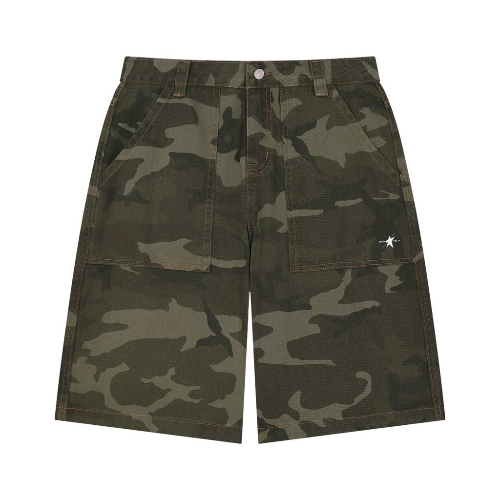 Stolo Clothing Co REBORN 224 Baggy Camo Shorts