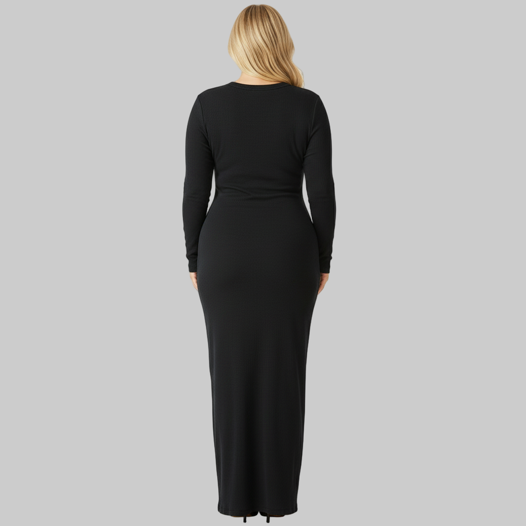 Stolo Clothing Co Essentials Dyed Washed Slit Maxi Dress