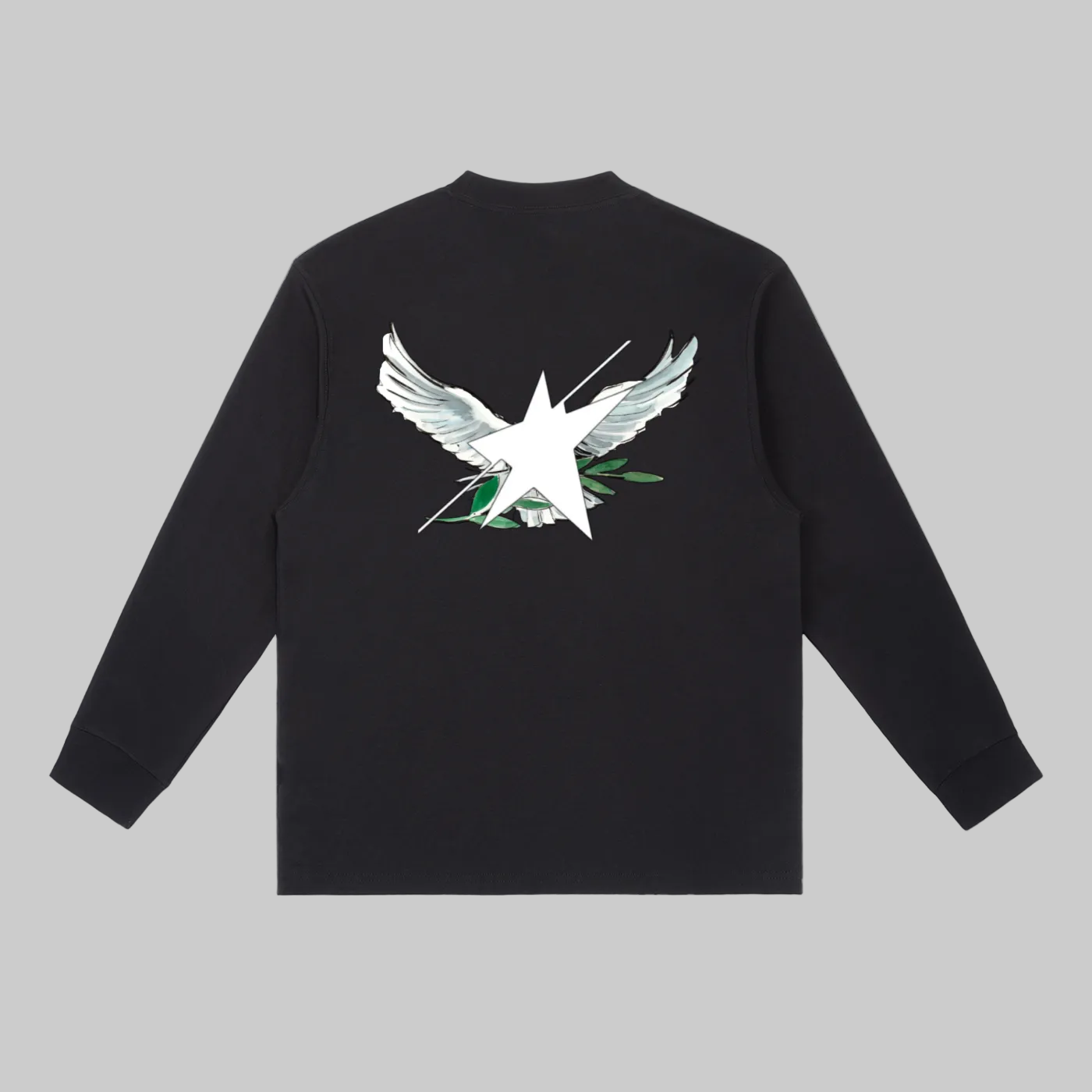 Stolo Clothing Co Birdies Minimalistic Long-Sleeve Cotton Tee