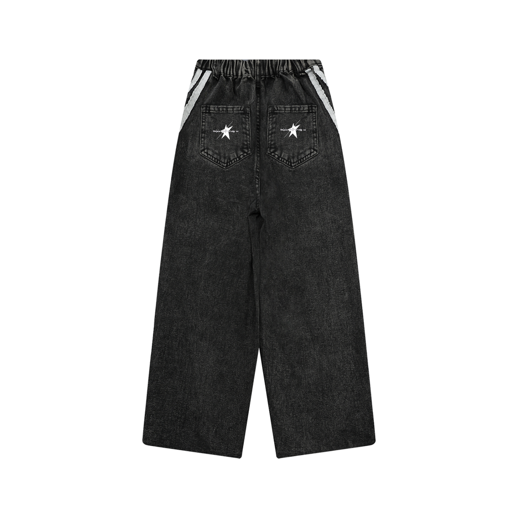 Stolo Kid’s 305 Vintage Washed Elastic Waist Side Stripe Jeans