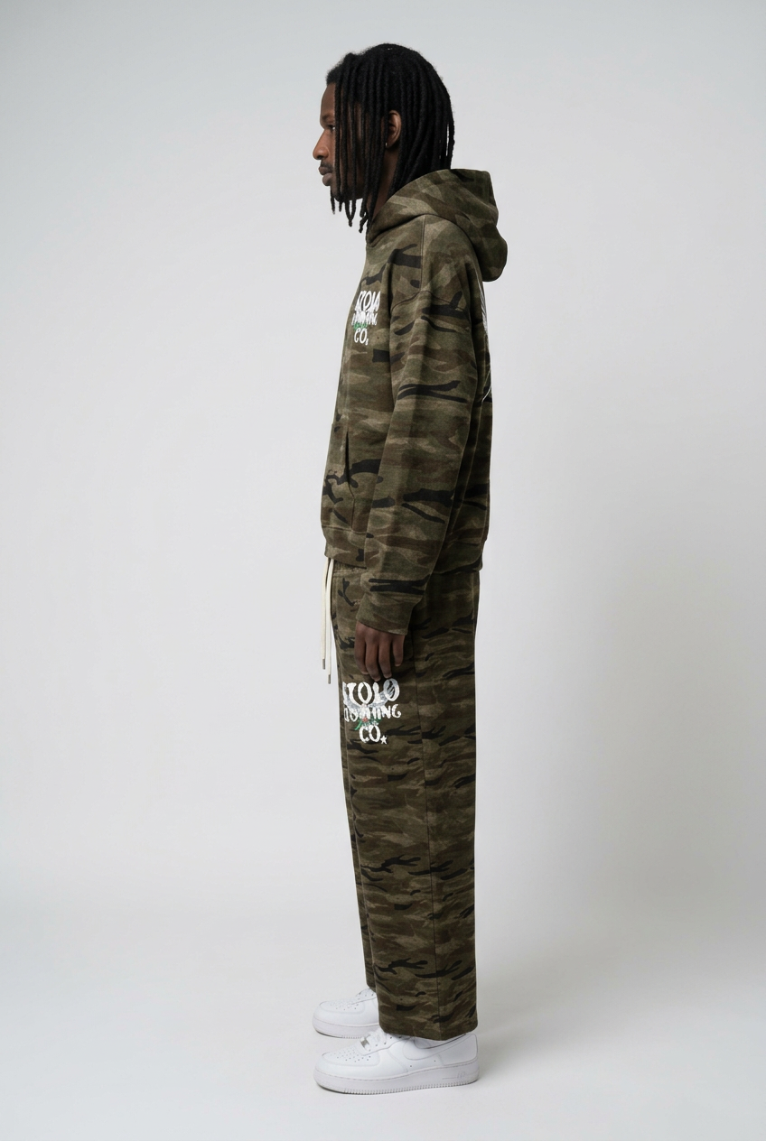 Camo set side view