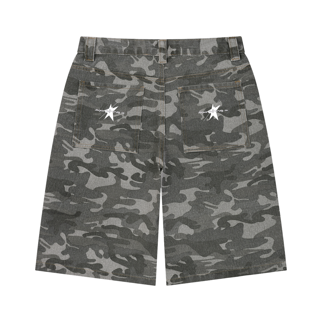Stolo Clothing Co REBORN 224 Baggy Camo Shorts