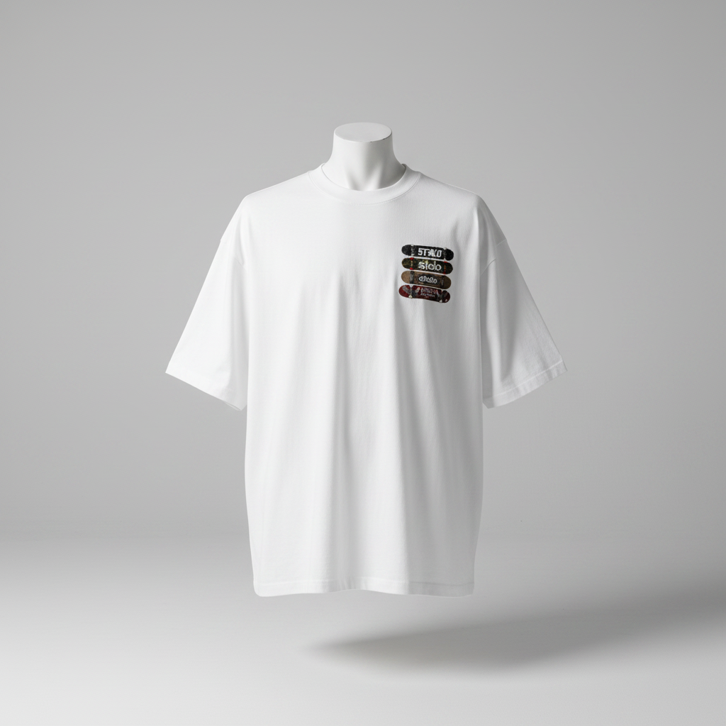 Stolo Clothing Co STOLO SKATE Oversized Drop Shoulder Tee
