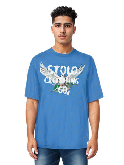 Stolo Clothing Co Birdies Lightweight Boxy Vintage Washed Tee