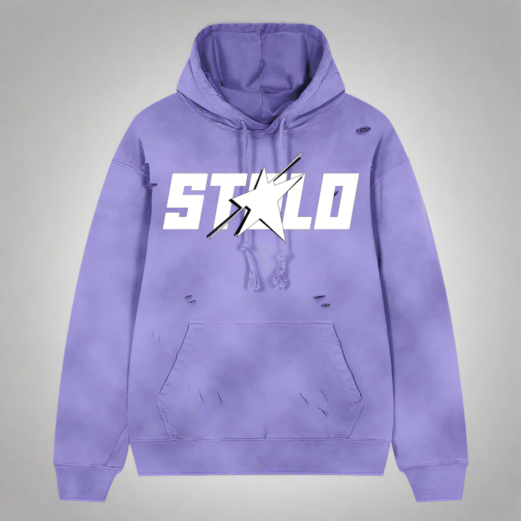 Stolo Clothing Co STARCHILD Hand-Frayed Pure Cotton Monkey Washed Hoodie
