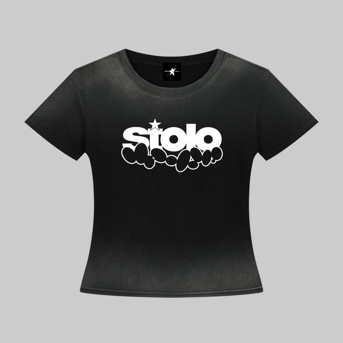 Stolo Clothing Co SKATE 2.0 Sun Faded  Fitted Crop Tee