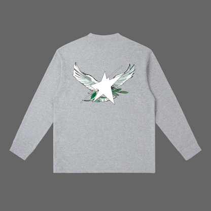 Stolo Clothing Co Birdies Minimalistic Long-Sleeve Cotton Tee