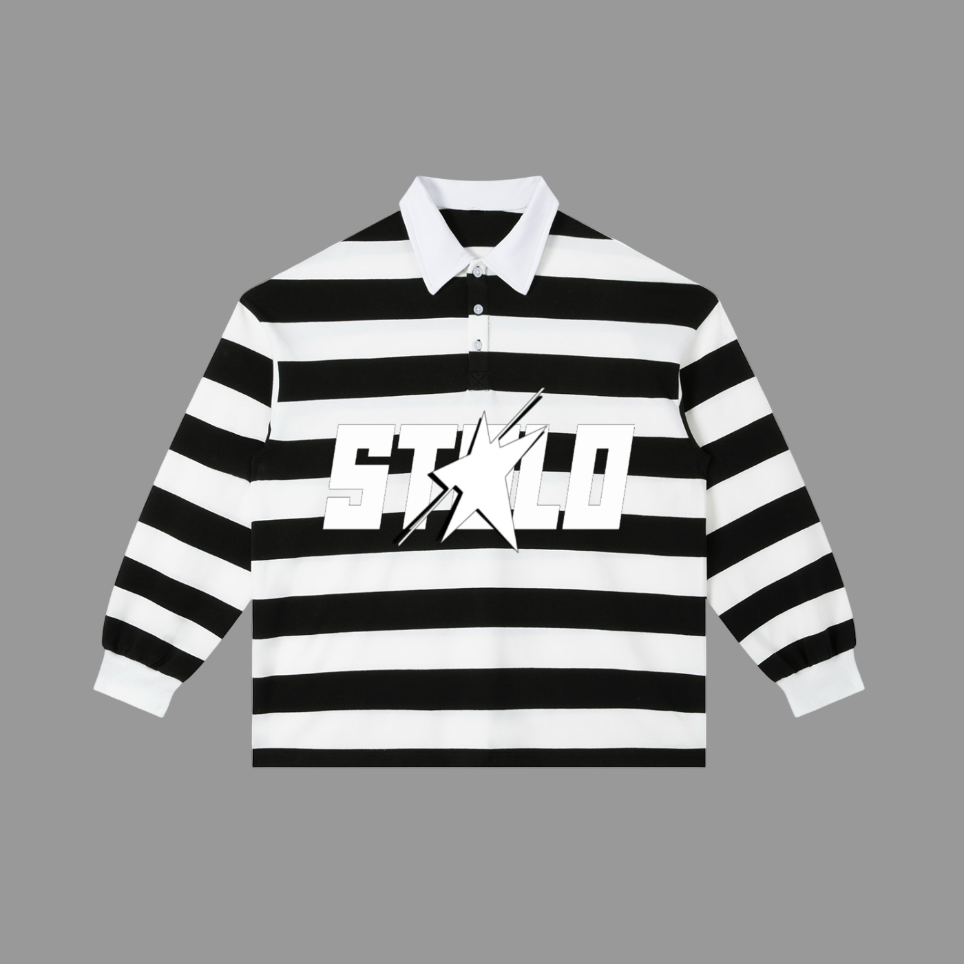 Stolo Clothing Co STARCHILD WHERES WALDO Striped Polo Tee