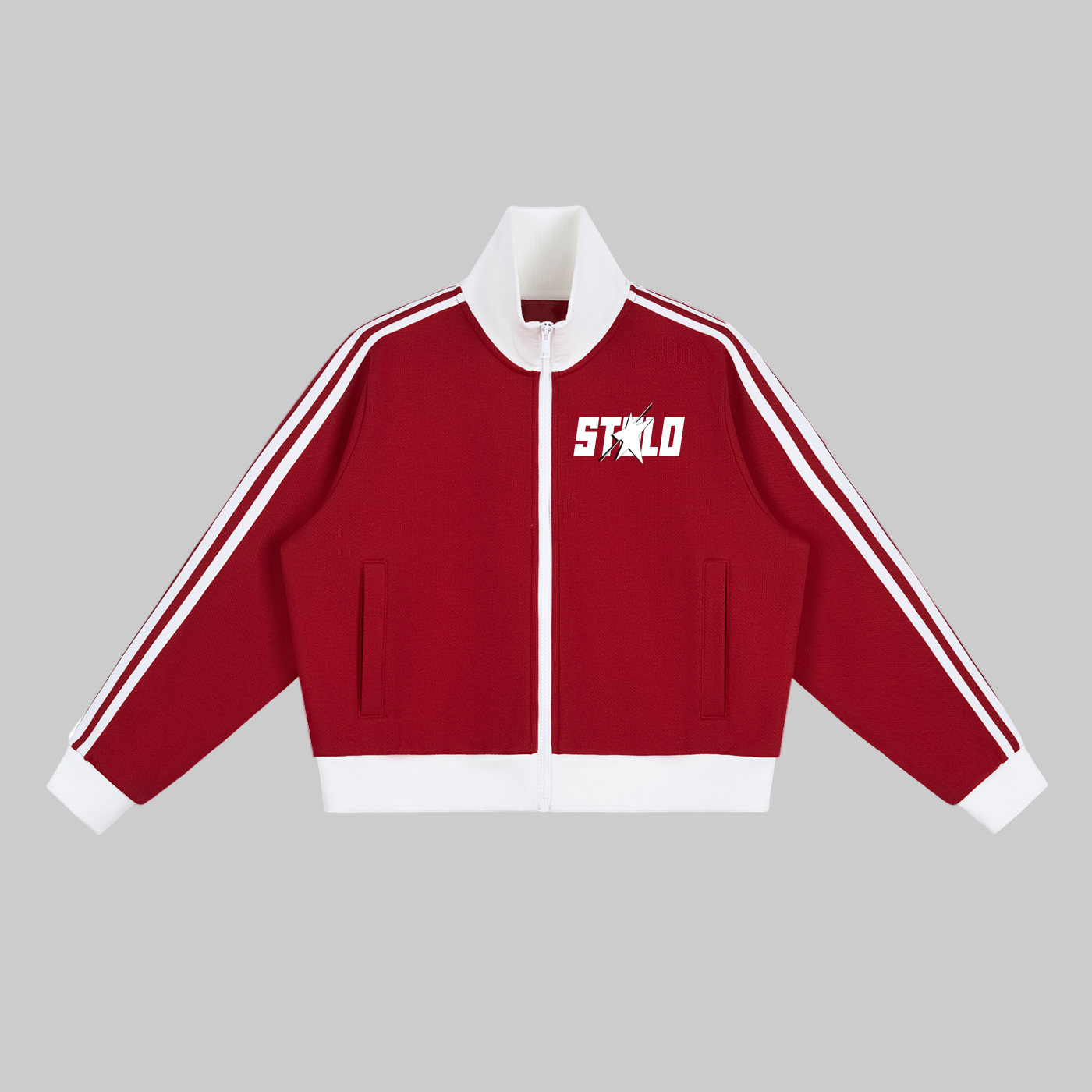 Stolo Clothing Co STARCHILD Fleece Cropped Track Jacket