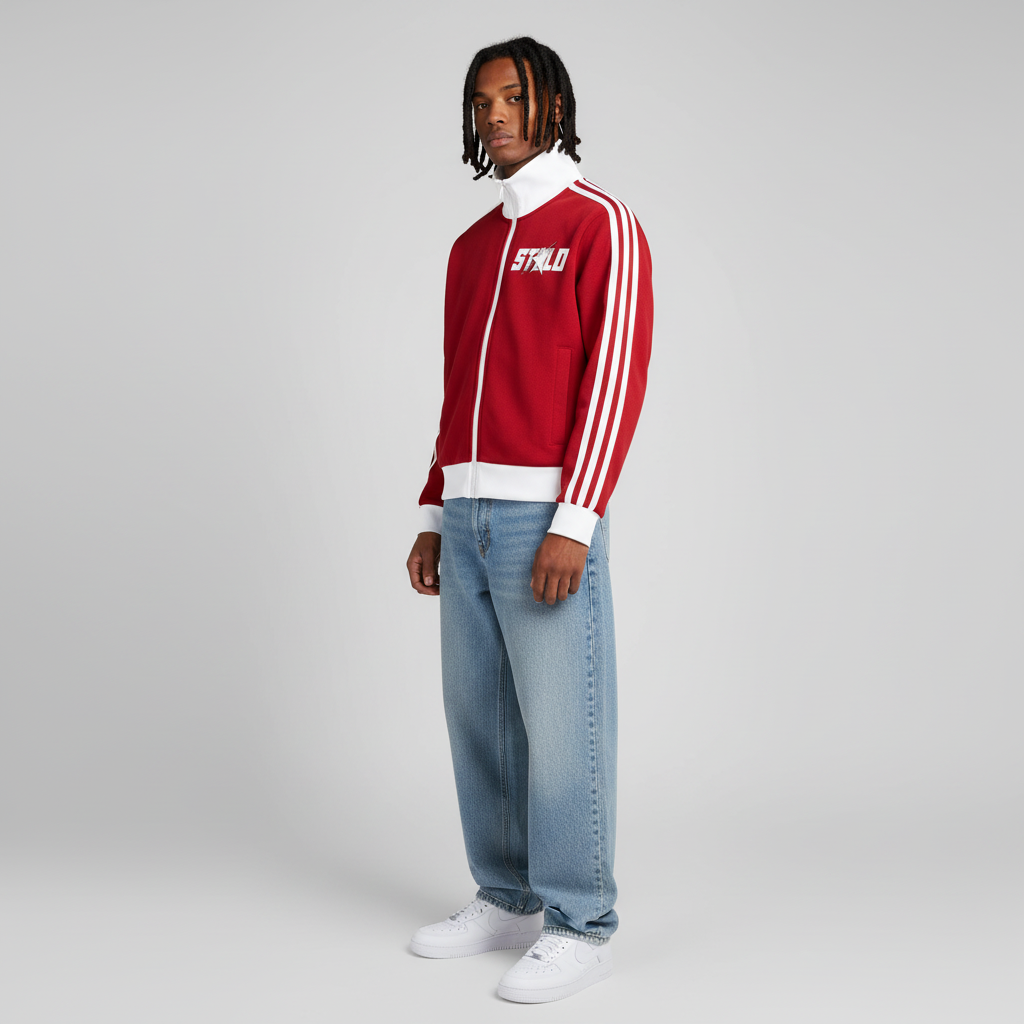 Stolo Clothing Co STARCHILD Fleece Cropped Track Jacket