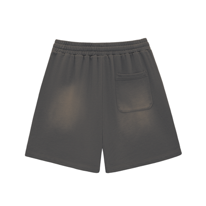 Stolo Clothing Co Birdies Sun Faded Raw Edge Cotton Shorts
