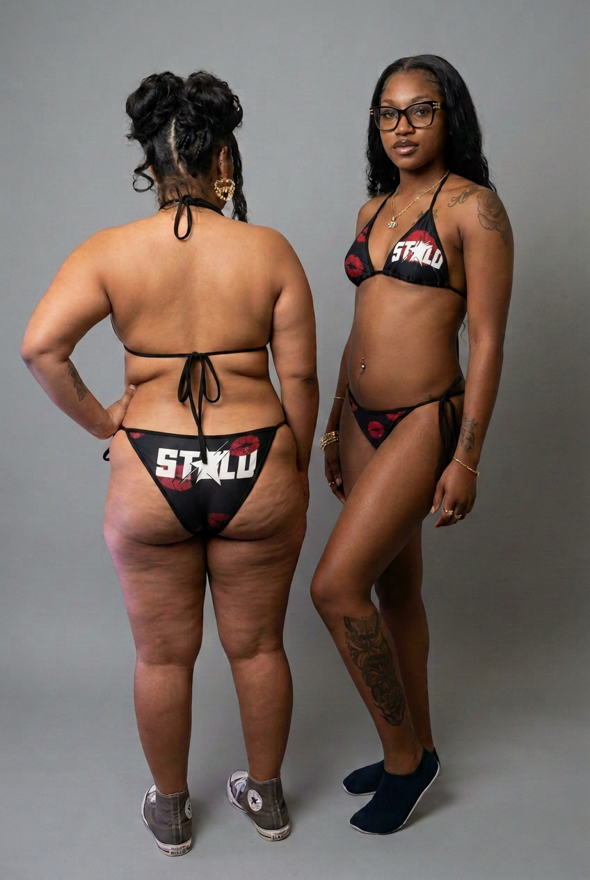 Duo photo with targeted STOLO logo corrections