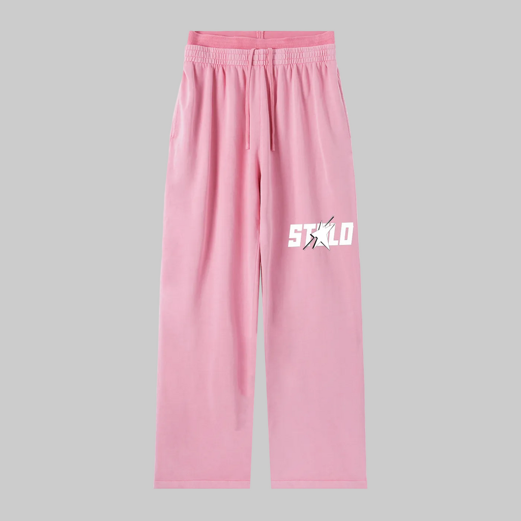 Stolo Clothing Co STARCHILD Double Waist Band Raw Edge Vintage Washed Baggy Sweatpants