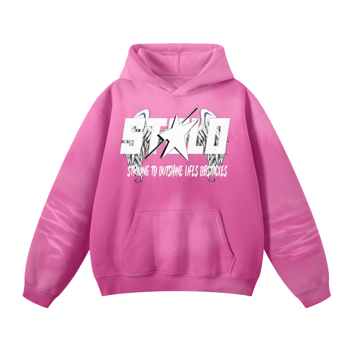 Stolo Clothing Co STARCHILD X Birdies Easter Pink Oversized Fleece Hoodie