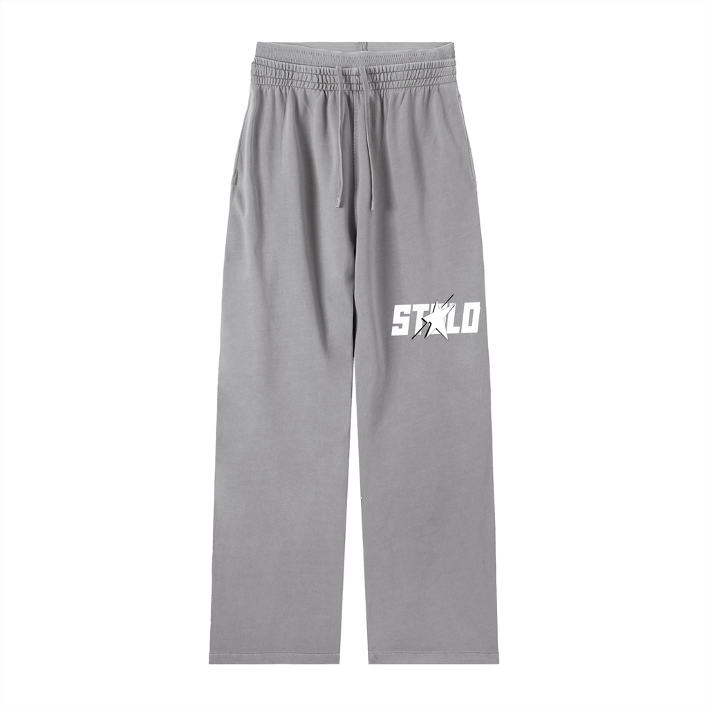 Stolo Clothing Co STARCHILD Double Waist Band Raw Edge Vintage Washed Baggy Sweatpants