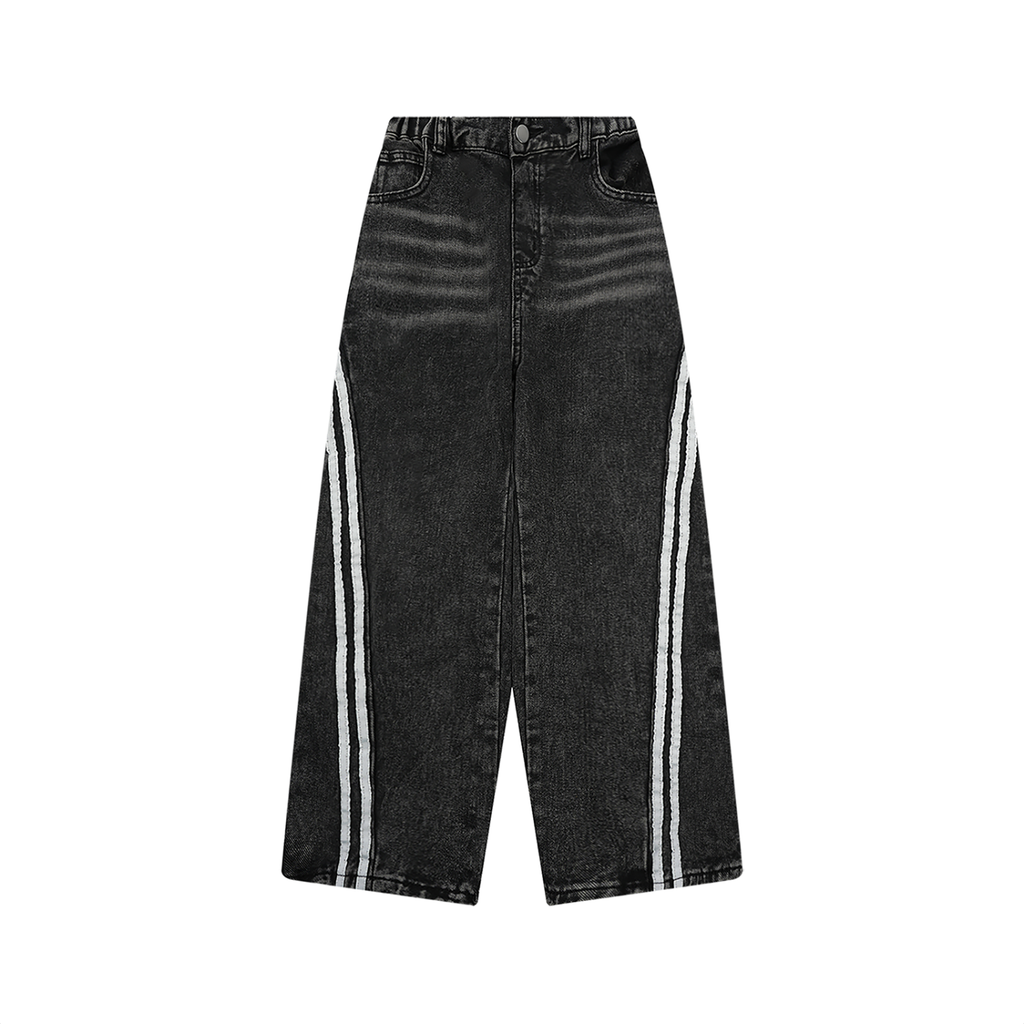 Stolo Kid’s 305 Vintage Washed Elastic Waist Side Stripe Jeans