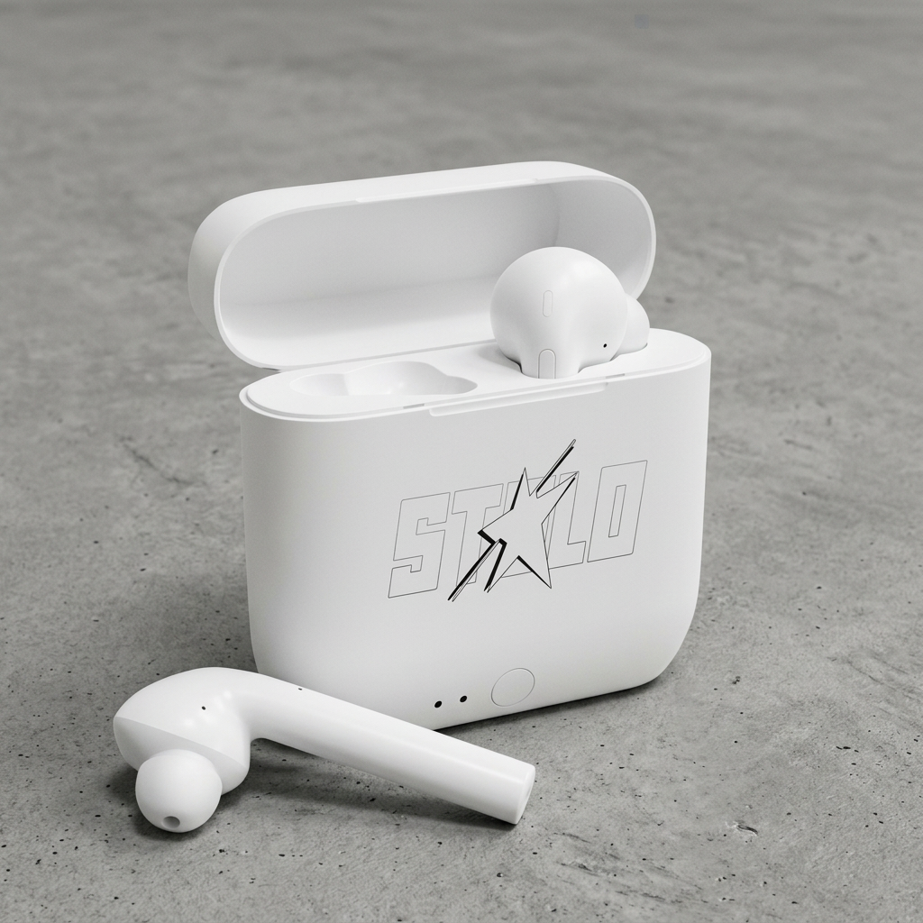 Earbuds floor visual