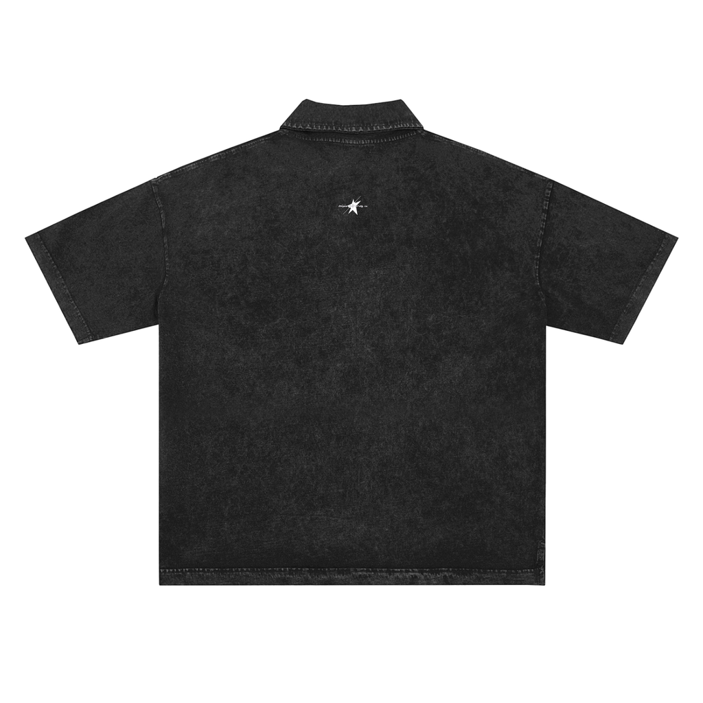Stolo Clothing Co STARCHILD 08 Heavyweight Snow-Washed Polo Tee