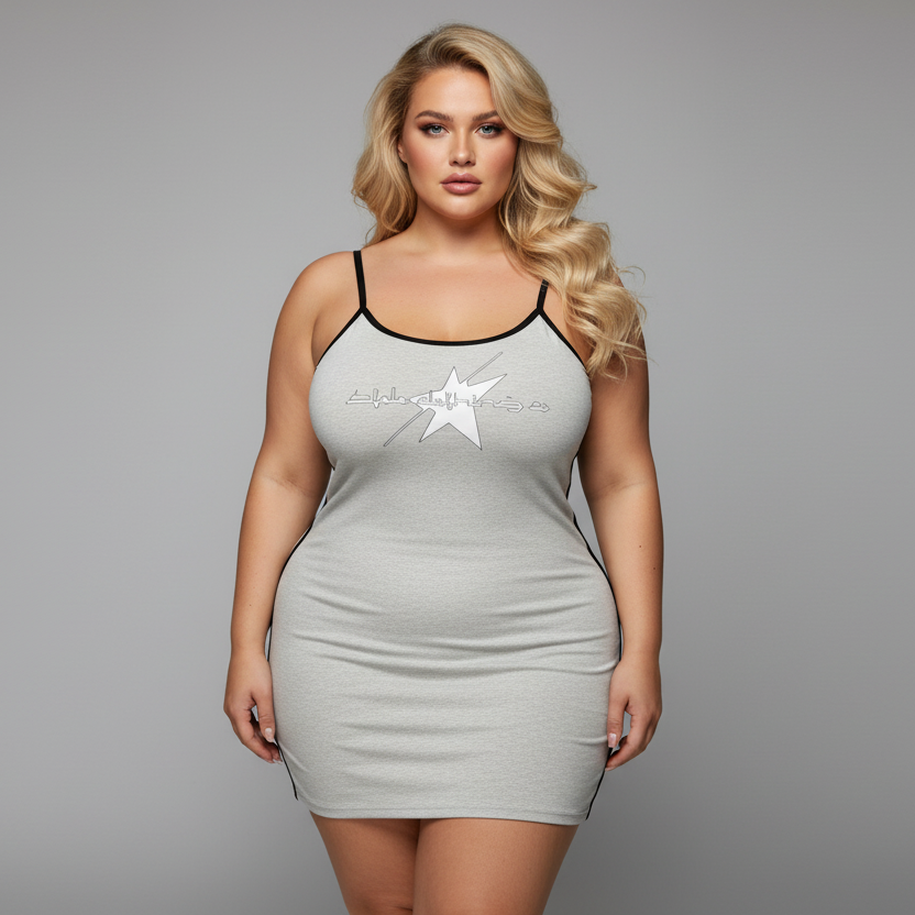 Stolo Clothing Co LOGO  Hip Hugging Mini Dress