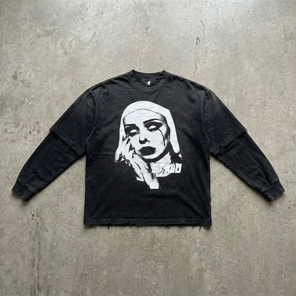 EVIL NUN Double Layered neck-tag correction