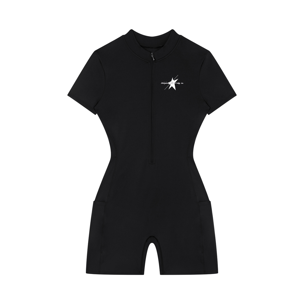 Stolo Clothing Co REBORN Quarter-Zip Short Sleeve Romper