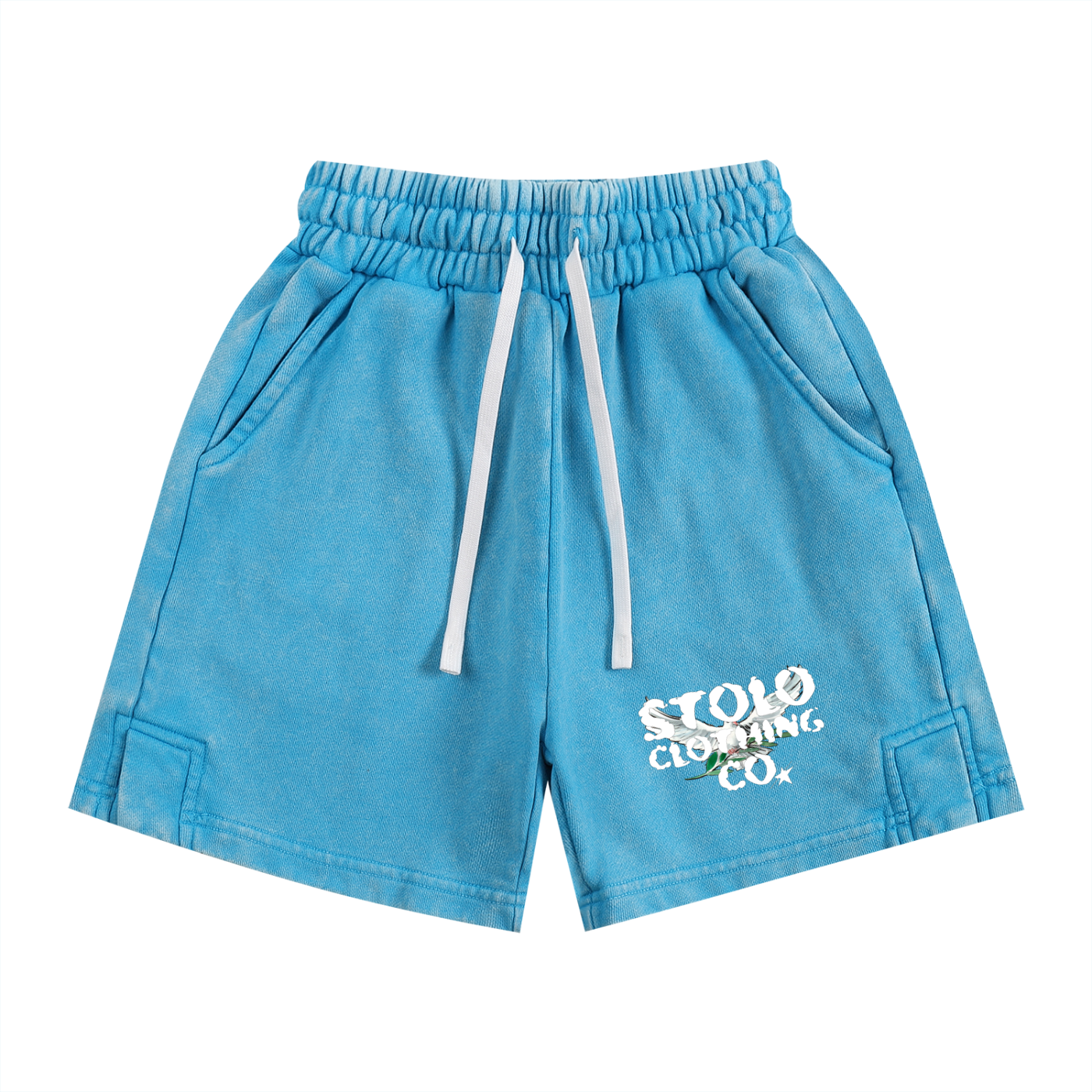 Stolo Clothing Co Kid's Birdies Snow Washed Shorts