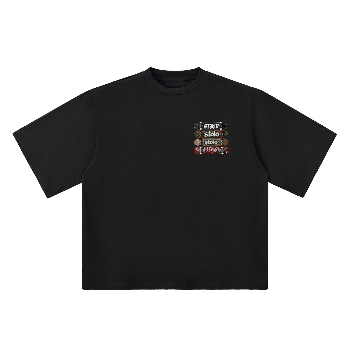 Stolo Clothing Co STOLO SKATE Oversized Drop Shoulder Tee