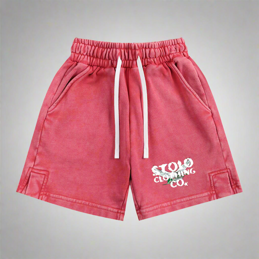 Stolo Clothing Co Kid's Birdies Snow Washed Shorts