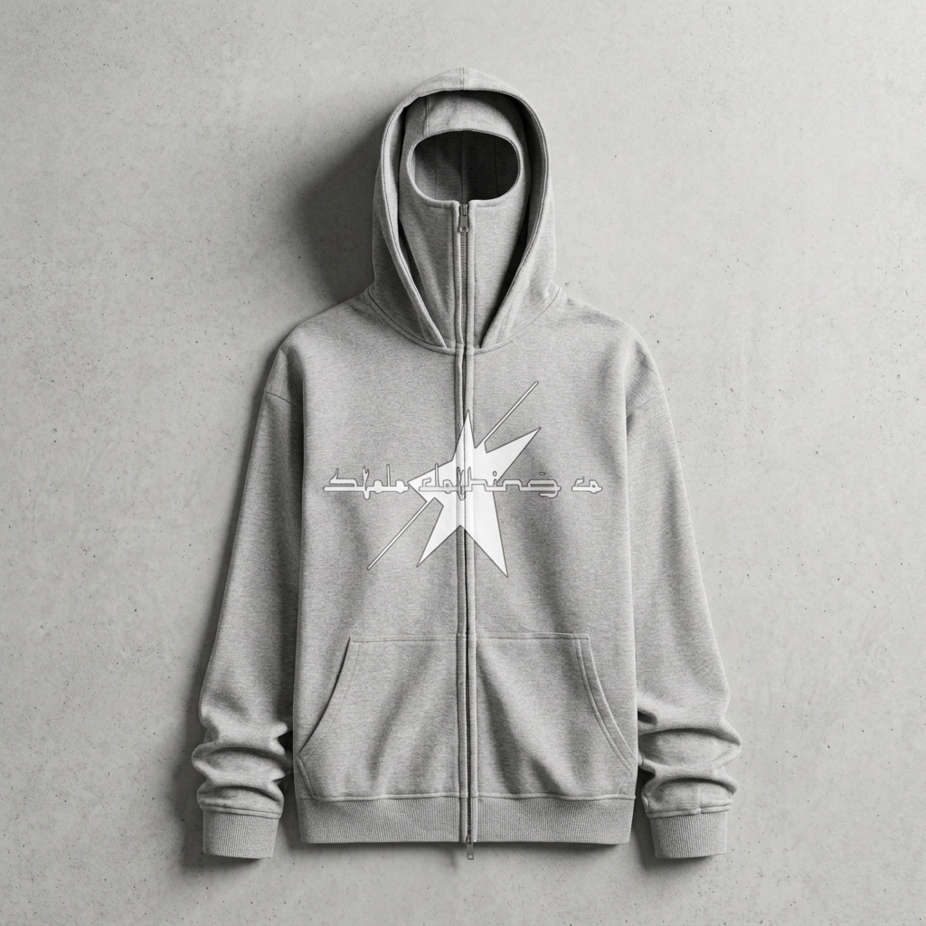 Stolo Clothing Co FACELESS Double Zip Hoodie（340GSM）