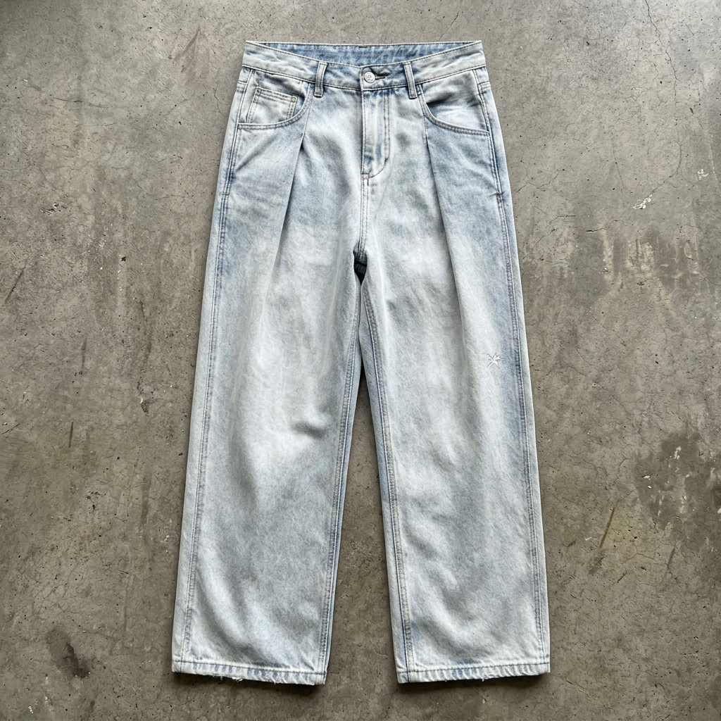 Faded blue jeans redo