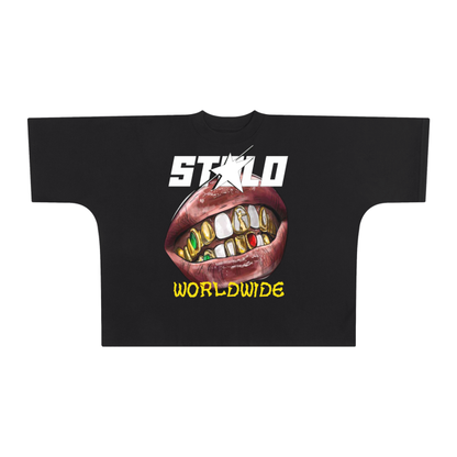 Stolo Clothing Co SMILE Oversized Boxy Cut Tee