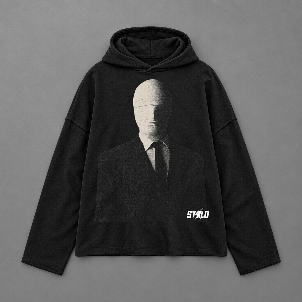First garment as a grey studio flat lay