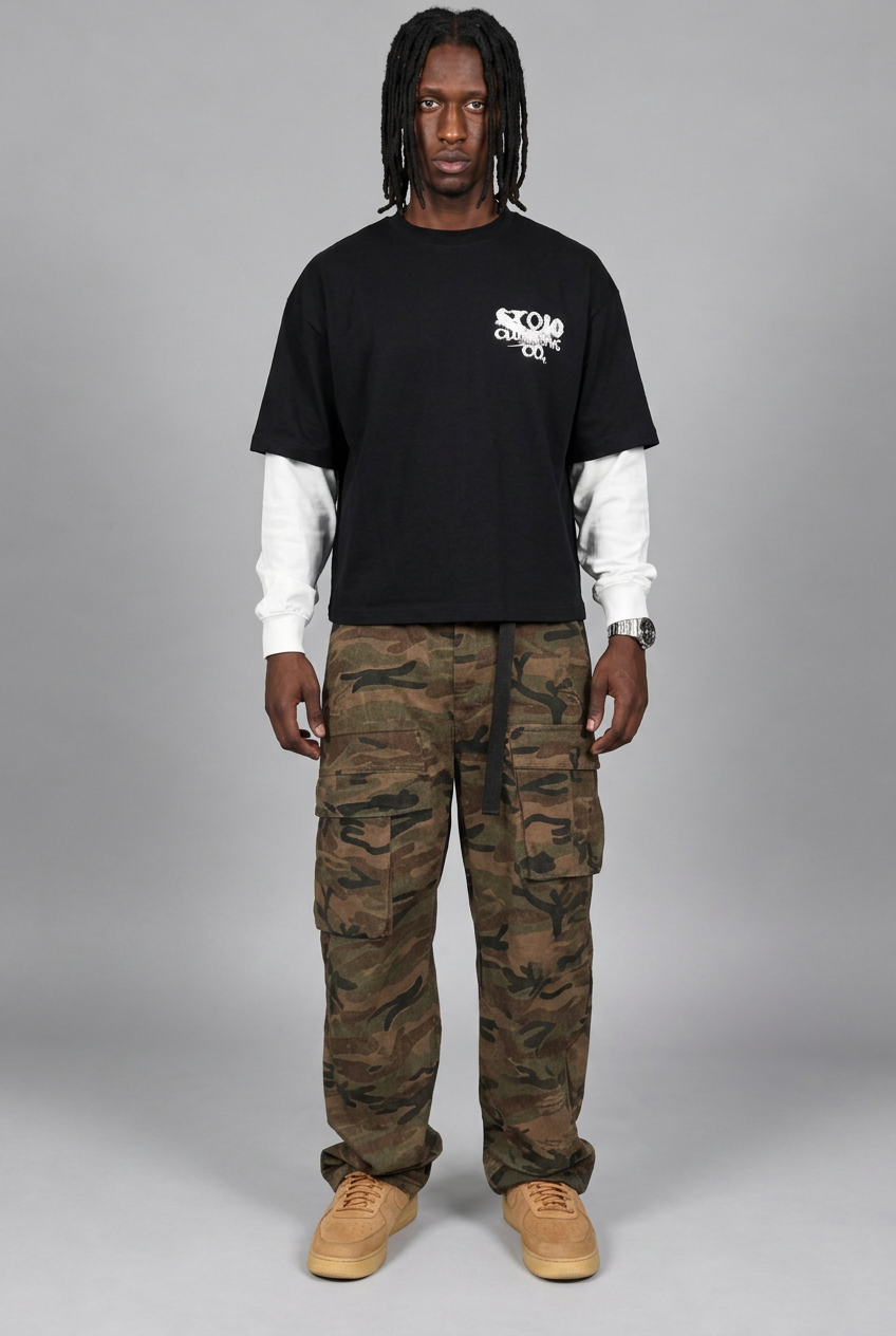 First outfit with supplied model’s face