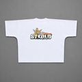First shirt on a grey studio background