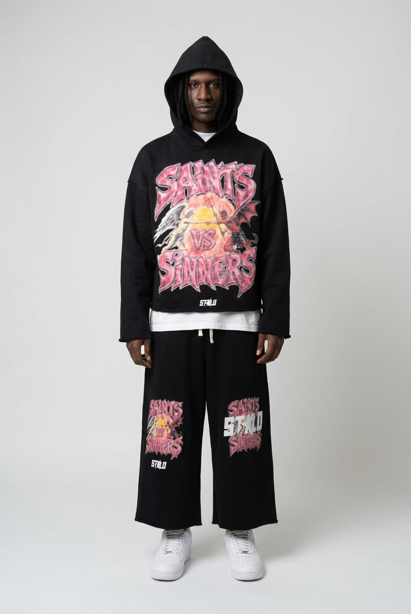 Front with hood up, grey studio background edit